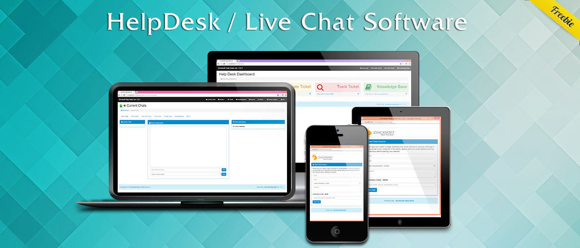 Zincksoft Helpdesk / Live Chat Script