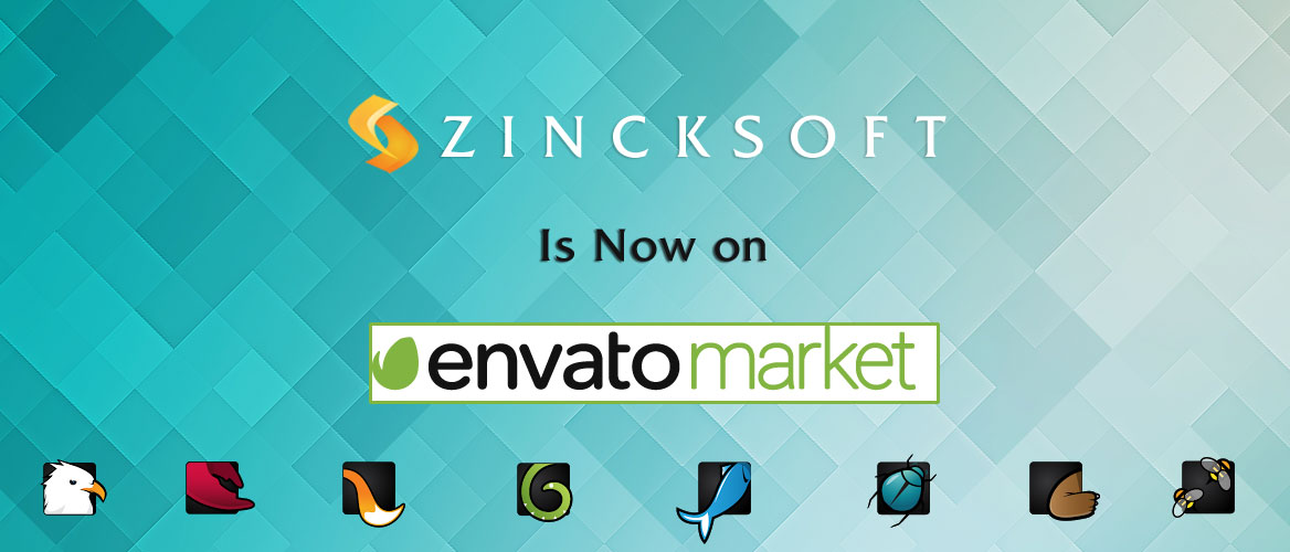 Zincksoft now on Envato MarketPlace